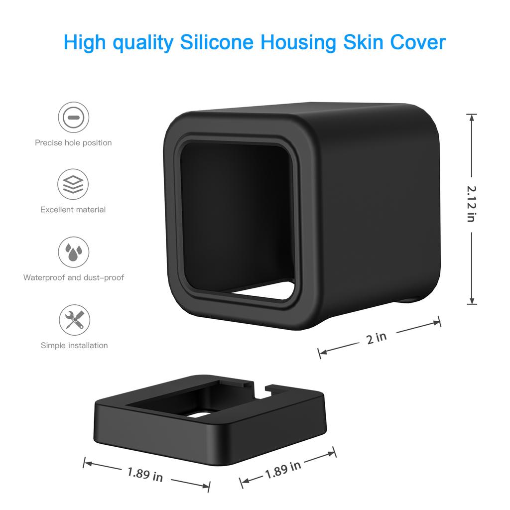 Compatible with Wyze Cam V3 Mount, Silicone Cover Protective Case Wall Mount Bracket with Wall Mount Base