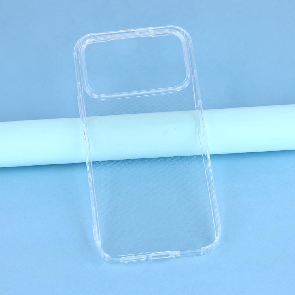 For Xiaomi Poco F8 Ultra/Redmi K90 Pro Max 5G Case Transparent TPU Phone Back Cover Airbag Protection