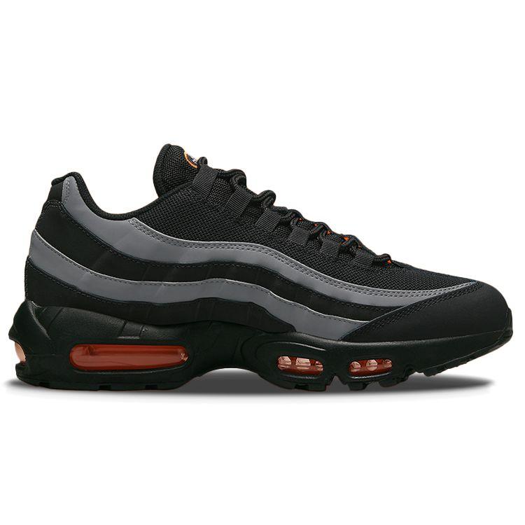 Nike Air Max 95 Black Grey Safety Orange Men Sneakers Iron-Grey White DX2657-001