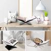 Acrylic Book Stand Large Open Book Display Stand for Cookbook Art Book Bible Guest Book - Coffee Table Book Stand for Reading