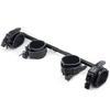 Liebe Seele SM Goods Restraint Set Handcuffs Leg Shackles Steel Rod SM Play (Black)