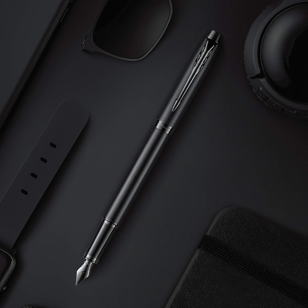 PARKER Parker Tükenmez Kalem IM Mat Siyah BT Orta Boy, Kalıcı Hediye Kutusu İçinde İthal Edildi 2127897Z