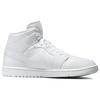 Nové JORDAN Air JORDAN Mid Triple White 2022 Dámské DV0991-111