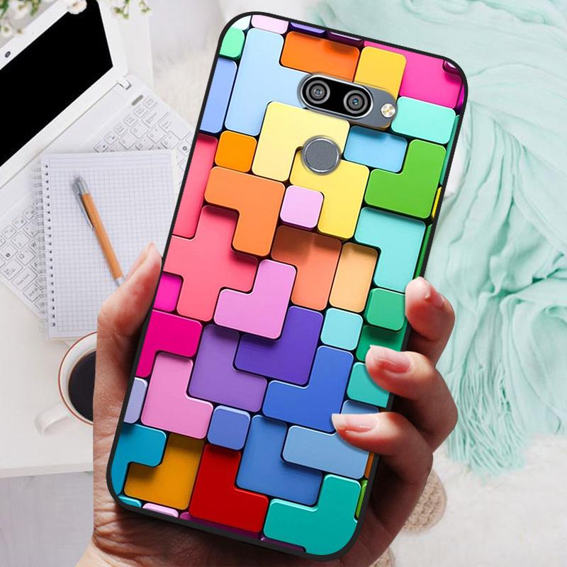 for LG K50 Q60 Case K 50  Soft TPU Silicone Phone Covers for LG Q60 LGK50 K 50 LGQ60 Case Bumper  Q 60 Shockproof Coque Cover