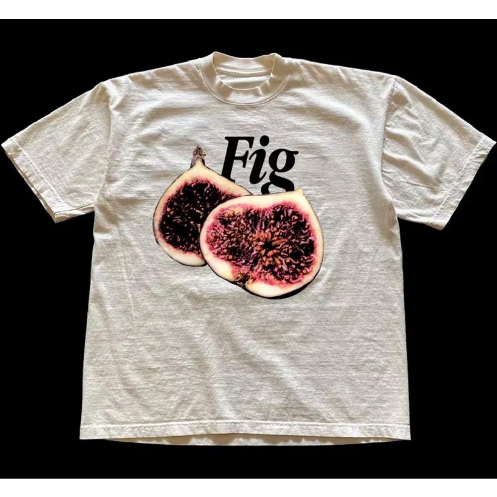 Summer Fashion Heavyweight Retro Mens Women English Letters Printed Round Neck High-quality Casual Fitness Street Cotton T-shirt