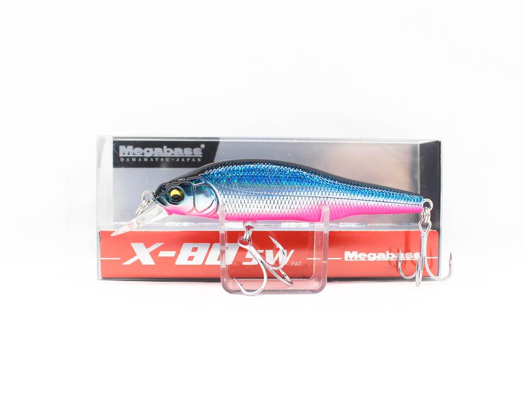 Megabass X-80 SW Slow Sinking Lure GG Blue Pink (1751)