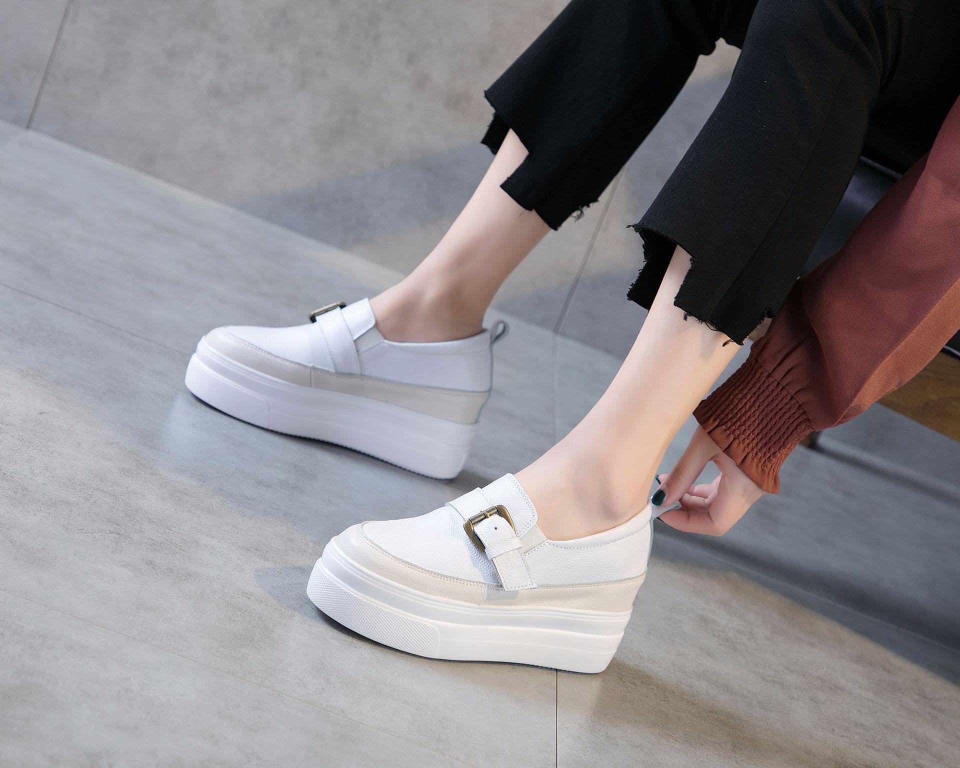 

Кроссовки Fujin, женская обувь на платформе, женские кроссовки на шнуровке, женская вулканизированная обувь, женские кроссовки, обувь для папы 31 белый