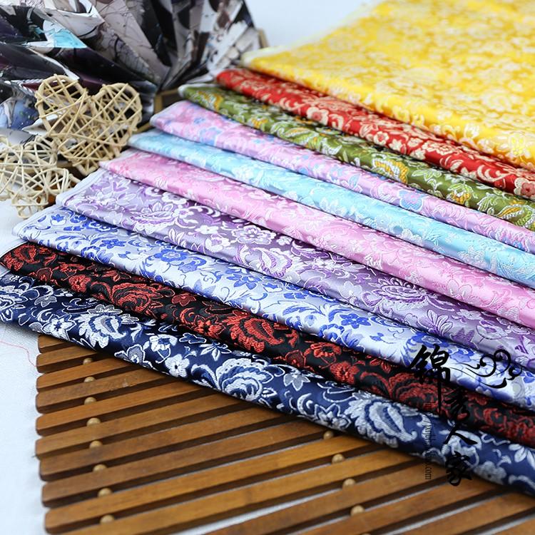 50cm*75cm Thick Chinese Brocade Fabric With Dragon Pattern Material For Sewing 100% Polyester DIY Gift Box