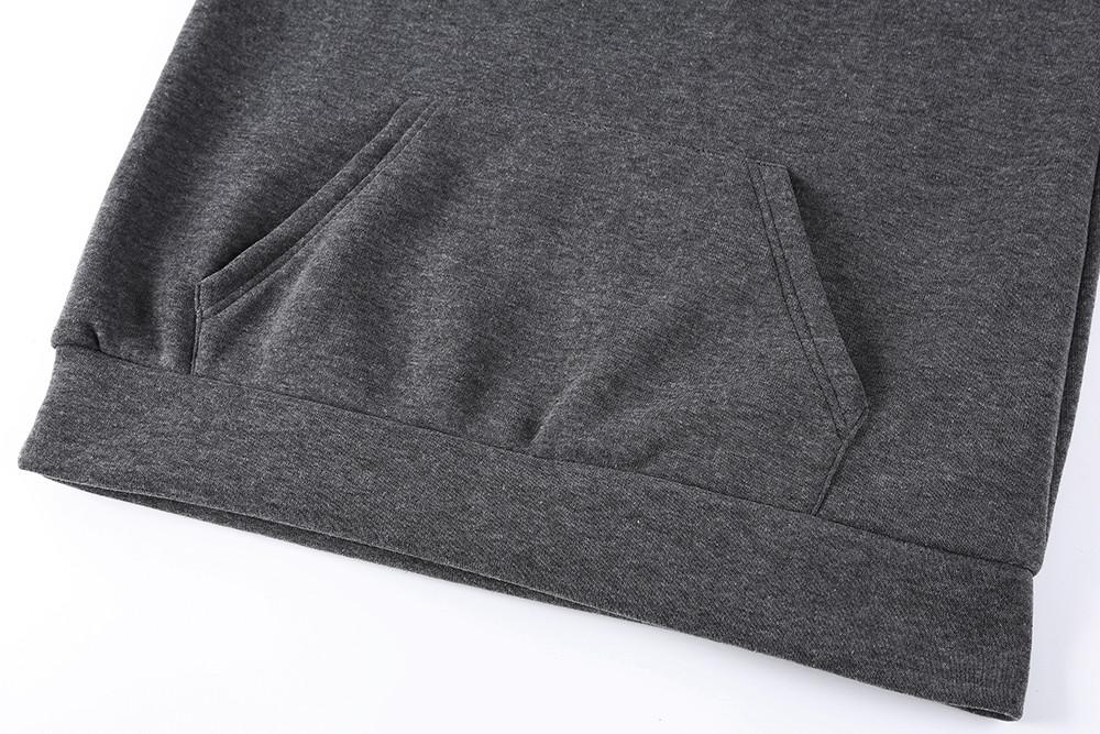 Womens Best Friend Long Sleeve Hoodie Sweatshirt Hooded Pullover Tops Blouse