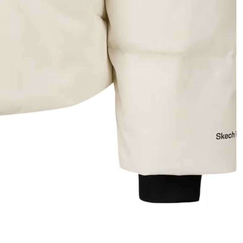 Skechers Comfort Sports Series Solid Color Soft Down Jacket Women Outerwear P425W052-01B4