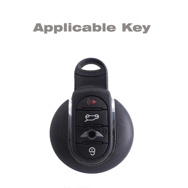 Leather Car Key Case Cover Alloy Protect Shell For BMW MINI COOPER S ONE JCW F54 F55 F56 F57 F60 CLUBMAN COUNTRYMAN R57 R58 R59 TMBCU1
