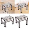 Metal Step Stool Non Slip Stable Toilet Portable Foot Rest Bath Stool for Apartment Kitchen Living Room Kids Elderly Senior