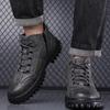 Winter Boots for Men Fashion Casual High Top Boot Winter Plush Warm Cotton Shoes Outdoor Non Slip Snow Boot Ankle Platform Boots