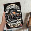 Vintage Motorcycle Metal Tin Sign Retro Biker Garage Wall Decor Industrial Style Art