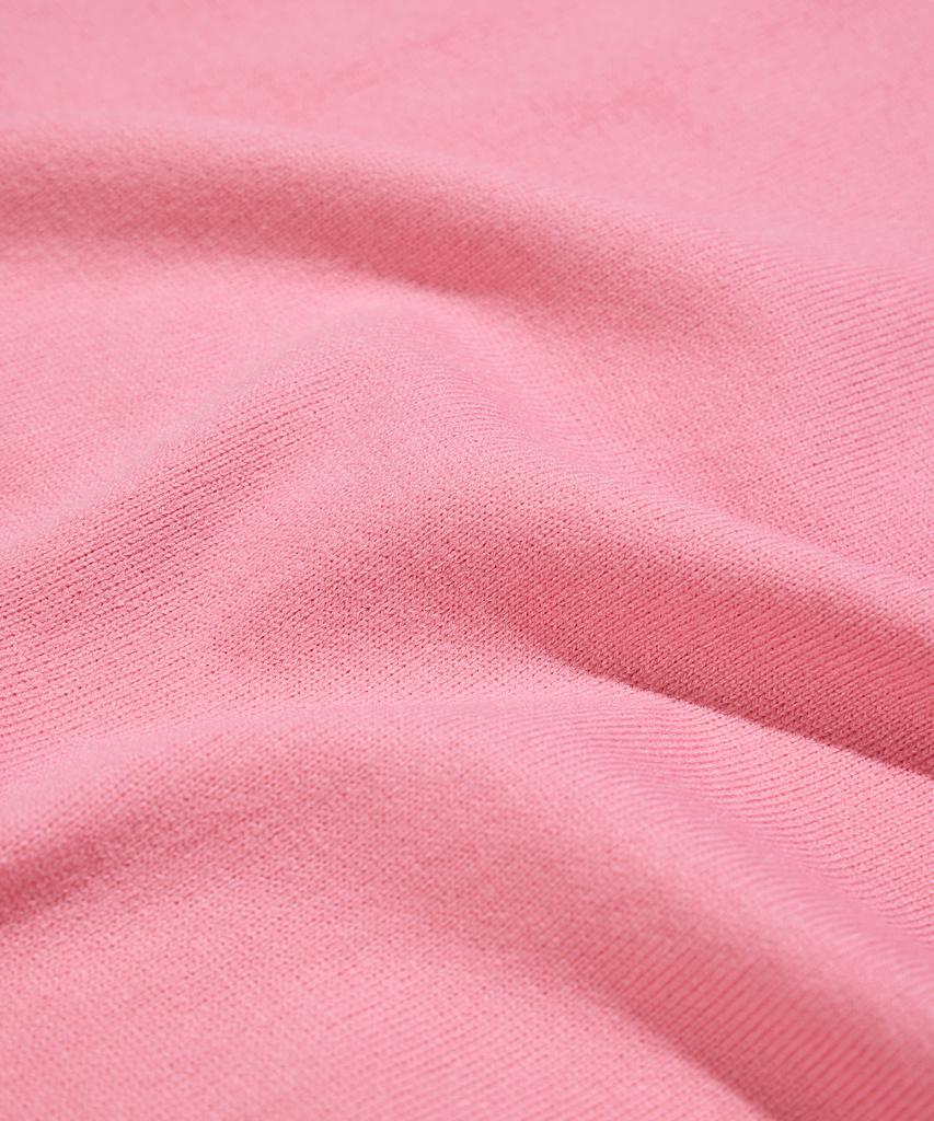 Seutaendeuobeo Crop Round Neck Knit [Dusty Rose]