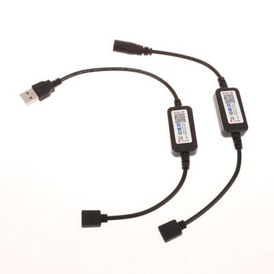 1 Satz RGB Bunte LED Lichtstreifen Verbinder Für APP Steuerung DC USB 5V-24V Musik Buntes Bandlicht Mini Bluetooth Controller