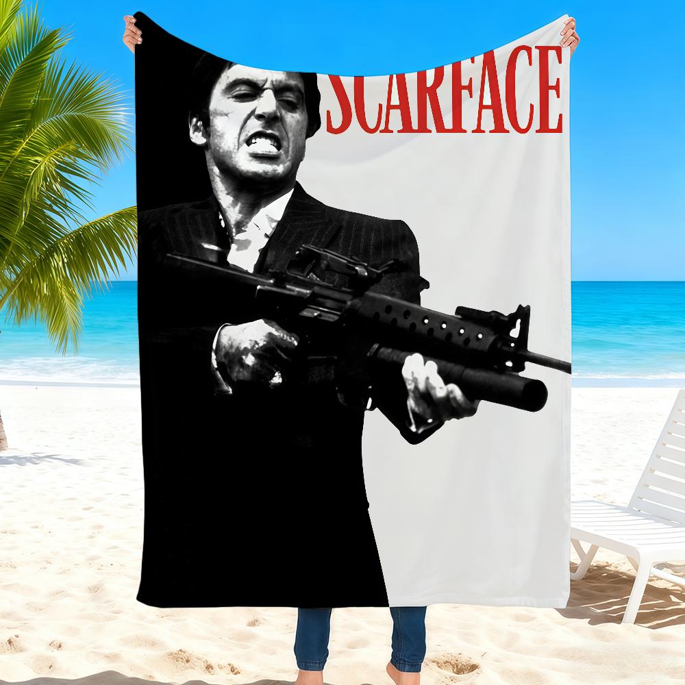 Classic Movies S-Scarface Blanket Super Warm Comfortable Plush Throw Blanket Child Home Sofa Bedroom Gift