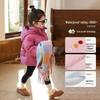 LUSON Baby Girls' 3-Proof Mid-length Down Coat
