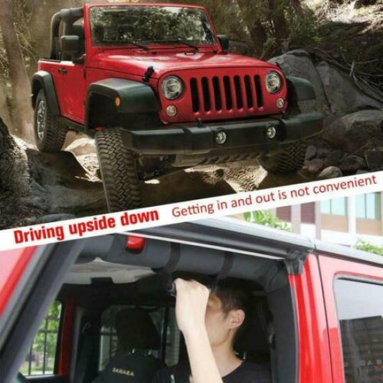 Pro Jeep Wrangler Černé Unlimited Madla na ochranný rám YJ TJ JK JL Příslušenství