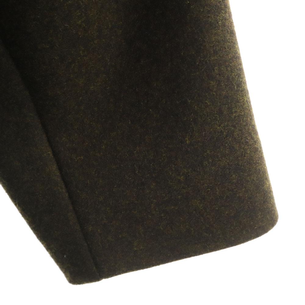 CELINE French cashmere blend Melton coat 40 khaki Women Used