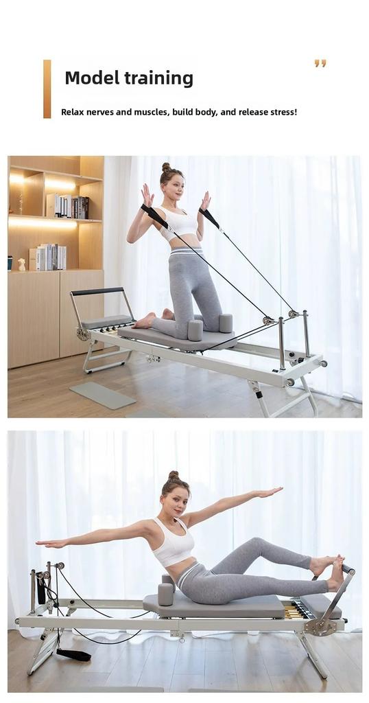 Domácí Pilates Core Postel Skládací Chanrou Velké Vybavení Jógová Postel Domácí Multifunkční Tvarovací Fitness Vybavení