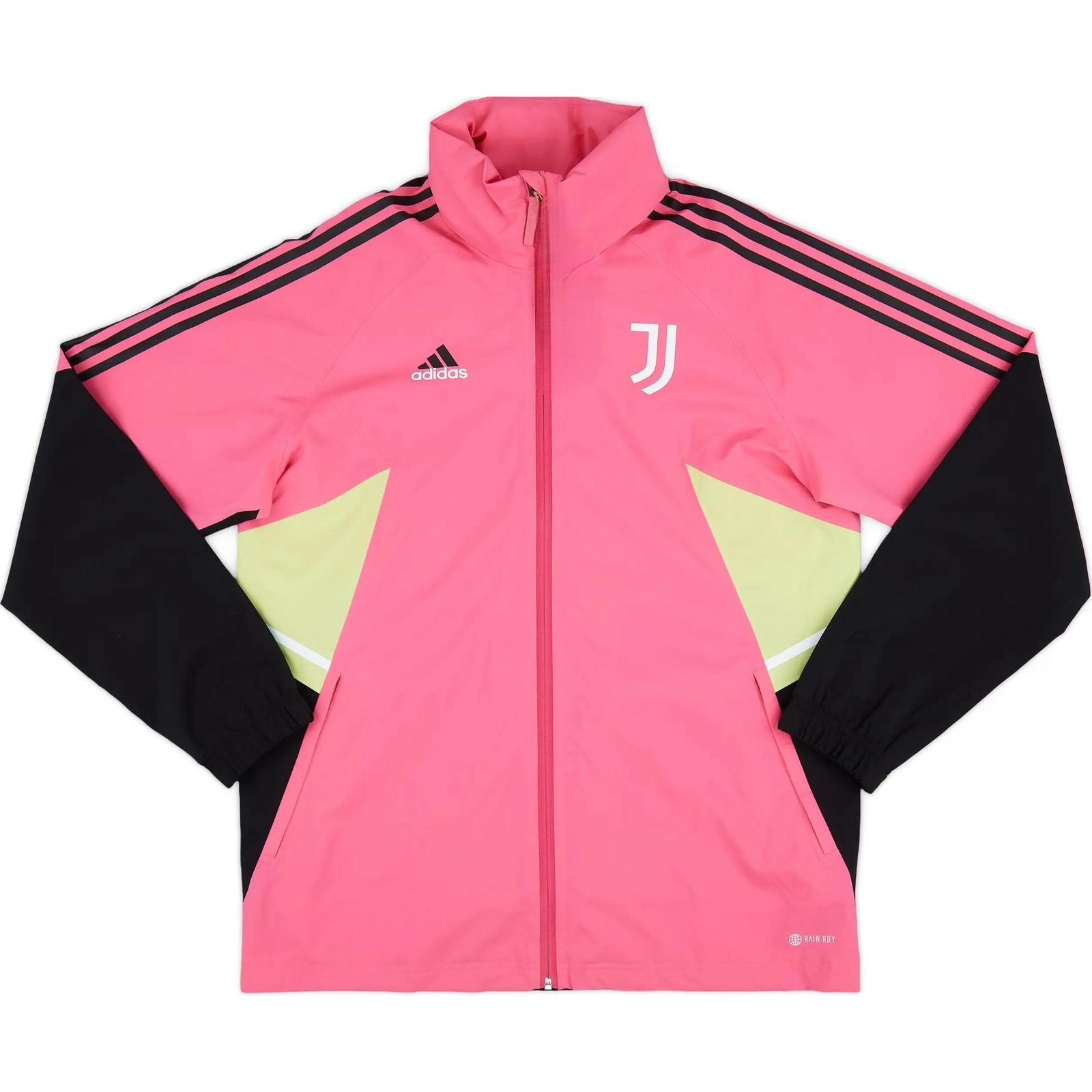 Adidas Juventus Jackets Coats Unisex Pink Black HS7566 L