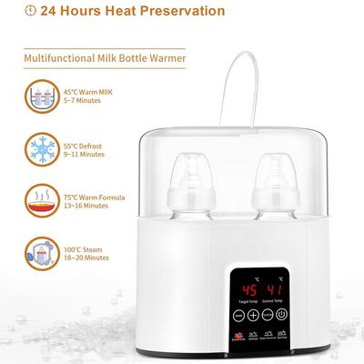 Adjustable Temperature Baby Bottle Warmer for Heating and Thawing Breast Milk
