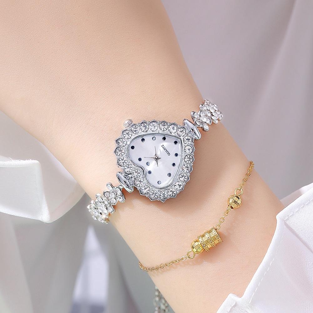 Top Brand Luxury Crystal Women Bracelet Watches Fashion Diamond Ladies Quartz Watch Steel Female Wristwatch Montre Femme