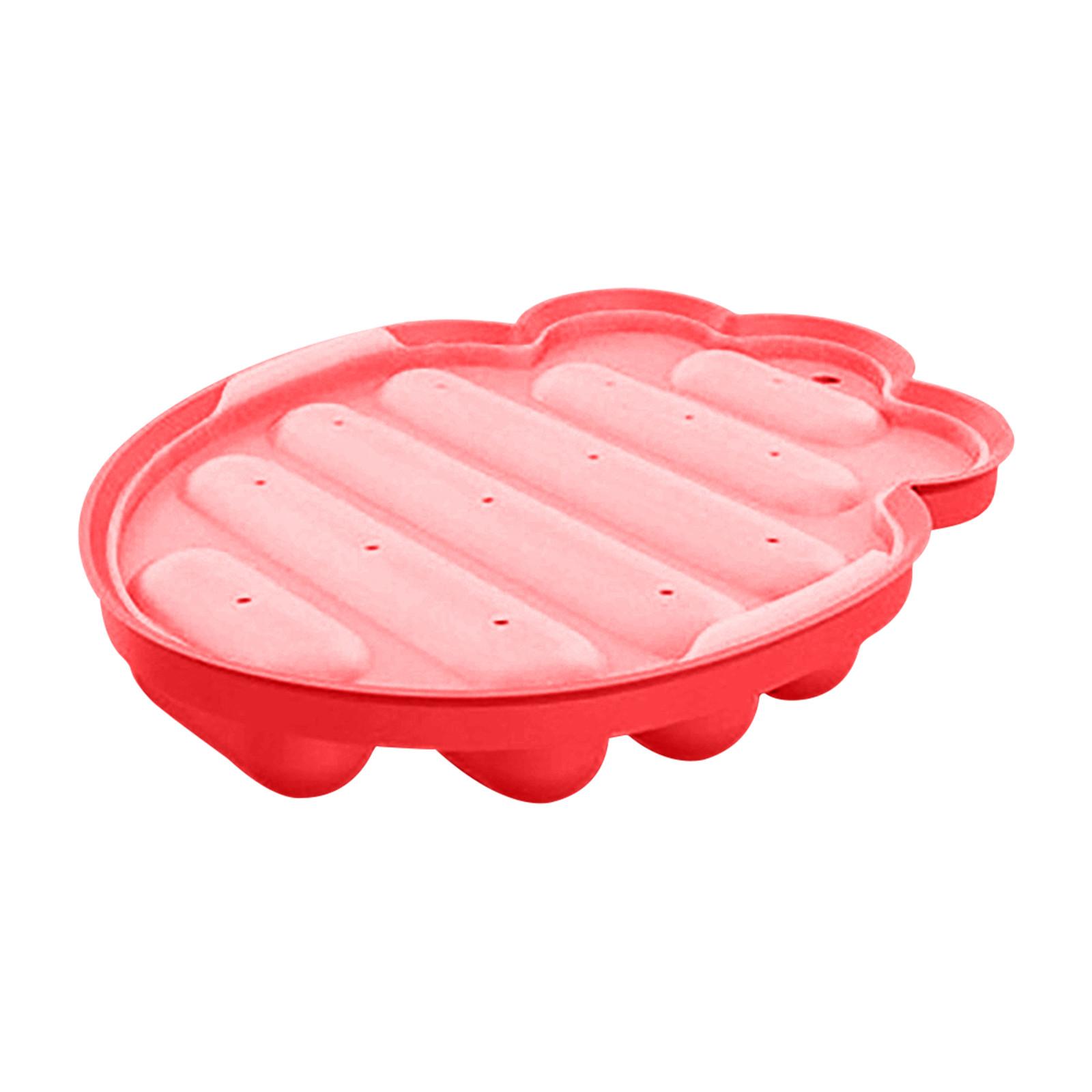 

Силиконовая колбасная машина DIY для хот-догов, форма для выпечки ветчины ручной работы, кухонное изготовление красный