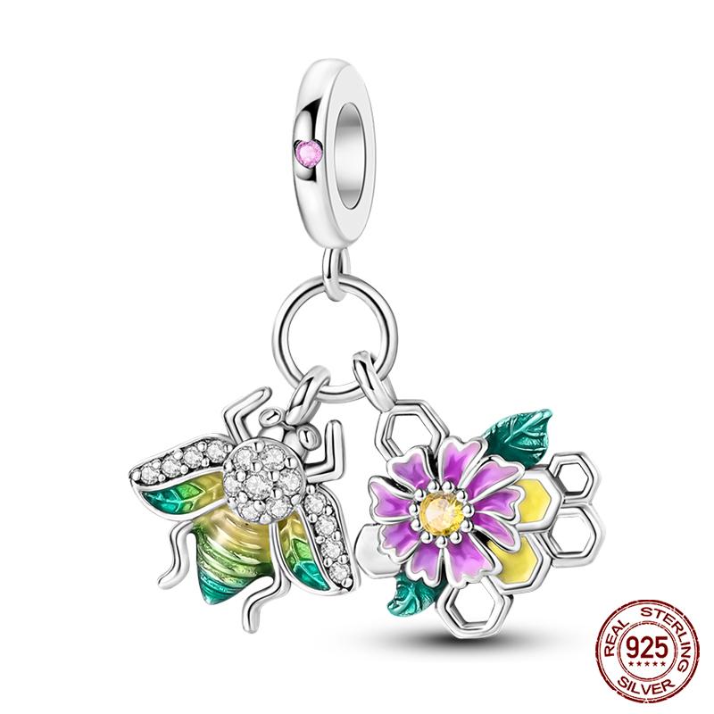 100% Copper Love Cross Bible Pendants Luminous Ufo Charms Beads Fit Qikaola Original Bracelet Fine Diy Jewelry Gift