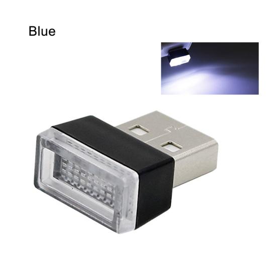 Mini USB LED Bil Hjemmekino Auto Interiørlys Neon Atmosfære Ambient Lampe