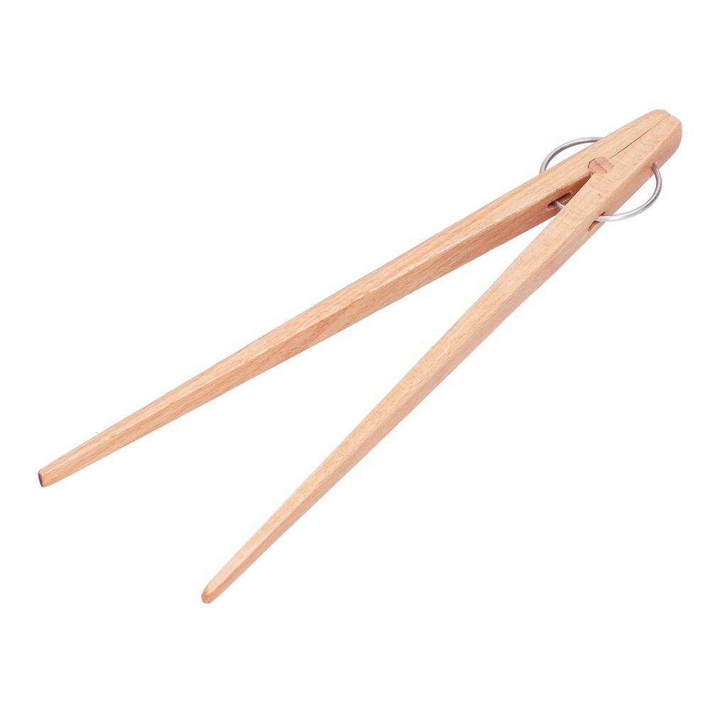 Wooden Wooden Tongs Reusable Baking Clip Grilling Accessory Snack Clip Food/Salad/Fruits/Pickles