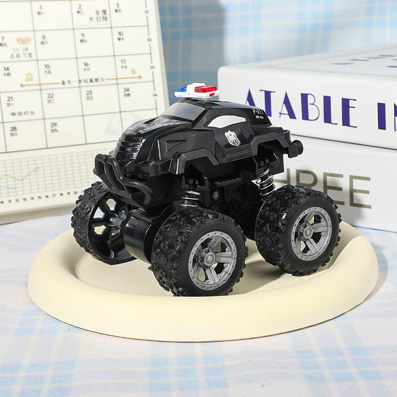 Off Road Police Car Toy With Inertia Drive Durable Plastic Model For Kids Play