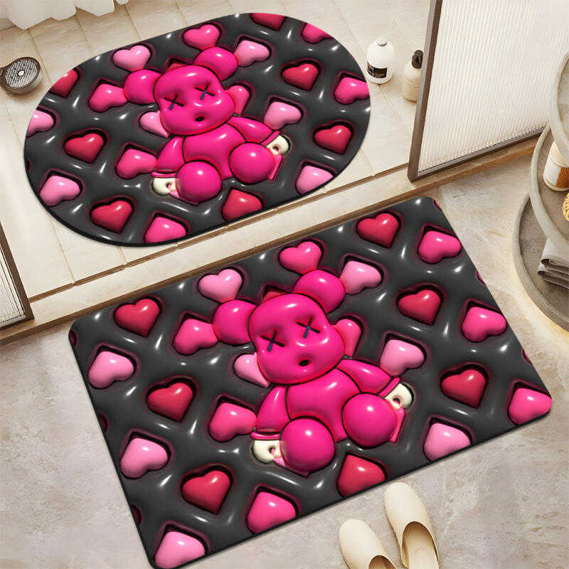 Новый 3D набор из двух частей расширенных напольных ковриков — фото 21