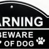 Vorsicht Hund Schild 10 x 8 Zoll Aluminium Metall Wetterfest Rostfrei Zubehör Haus Hundeschilder Für Grundstück Räumlichkeiten Halloween