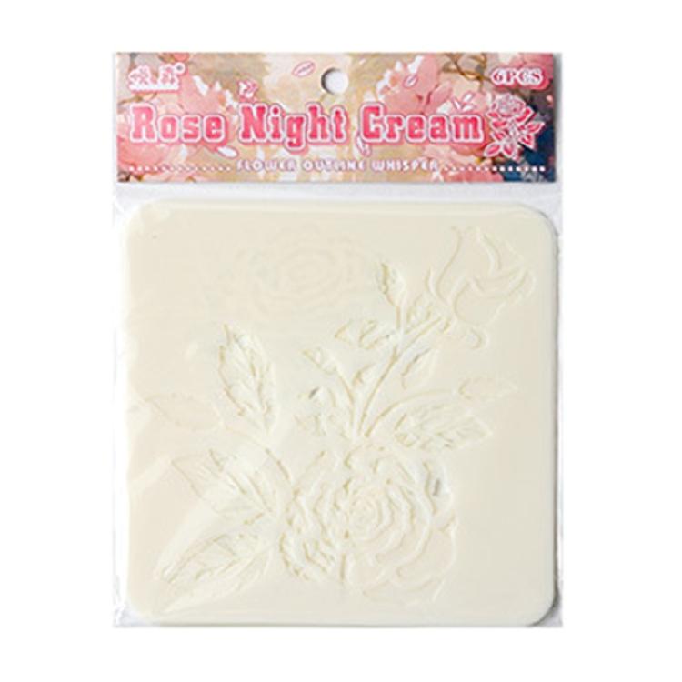 

6 Pcs Floral Art Templates Flower Stencils for Painting on Walls Flower Stencils for Schools and Home Crafting