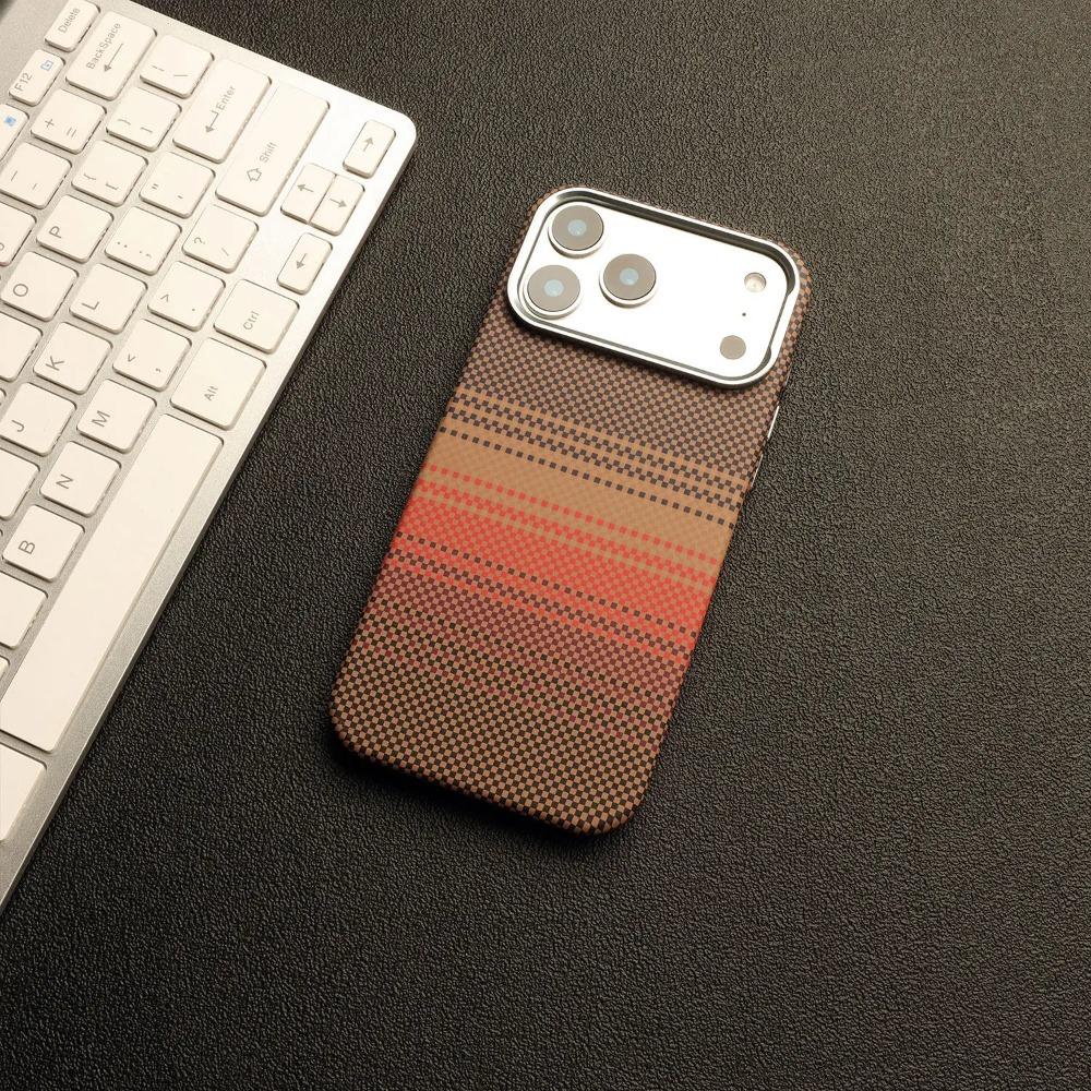 Fashion Carbon Fiber Pattern Relief Phone Case For IPhone 17 16 15 14 13 Pro Max Wireless Charge Alloy Lens Anti-Drop Back Cover