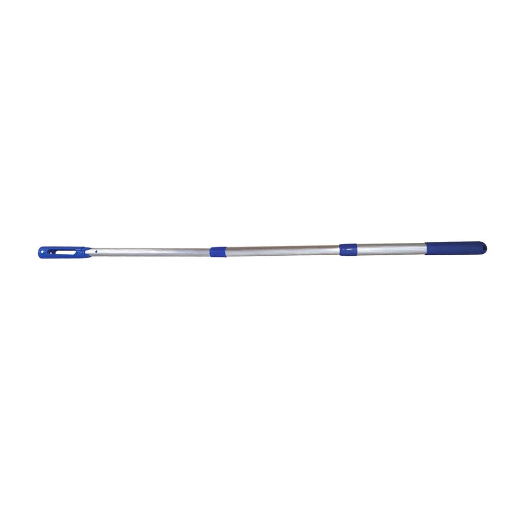Aluminum Alloy Swimming Pool Cleaning Poles 3 Sections Retractable Handle Rod Adjustable Length Suitable for Vacuum Head