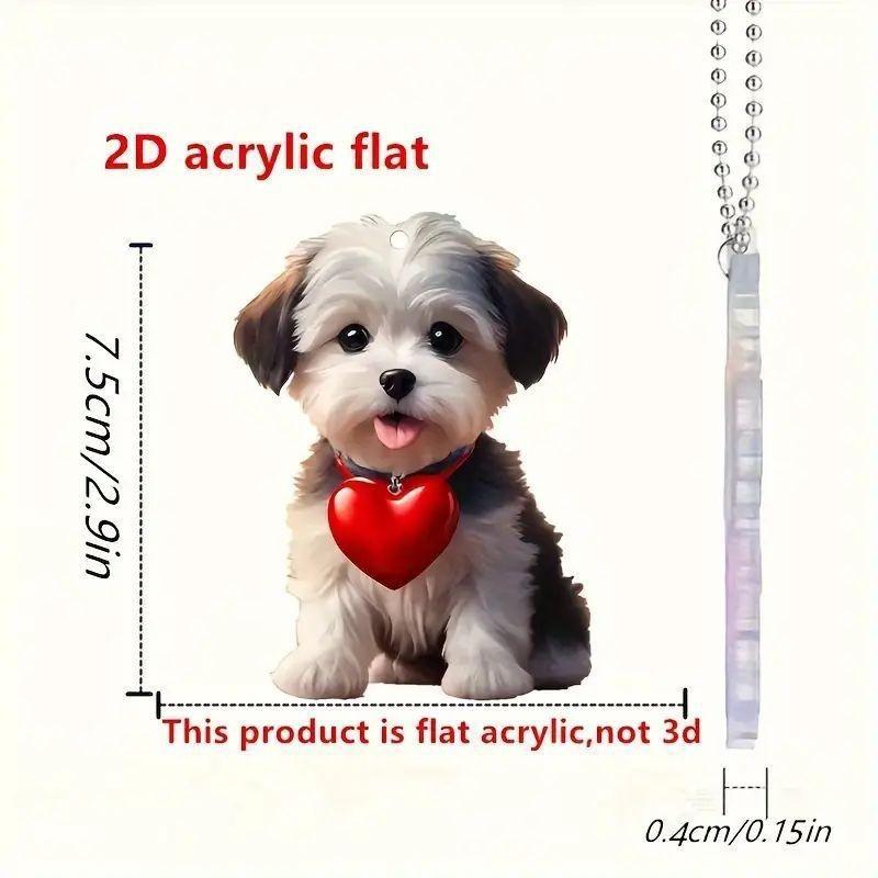 

Playful Acrylic Christmas Tree Rearview Mirror Charm For Joyful Decorations Car