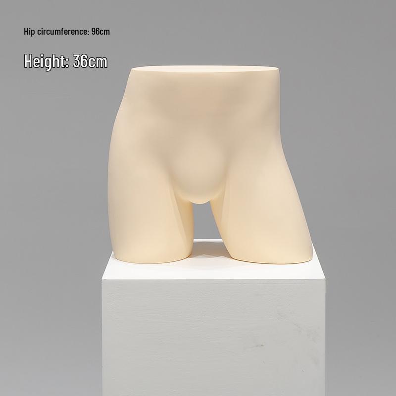 Unisex Half-Body Plastic Mannequin for Underwear Display