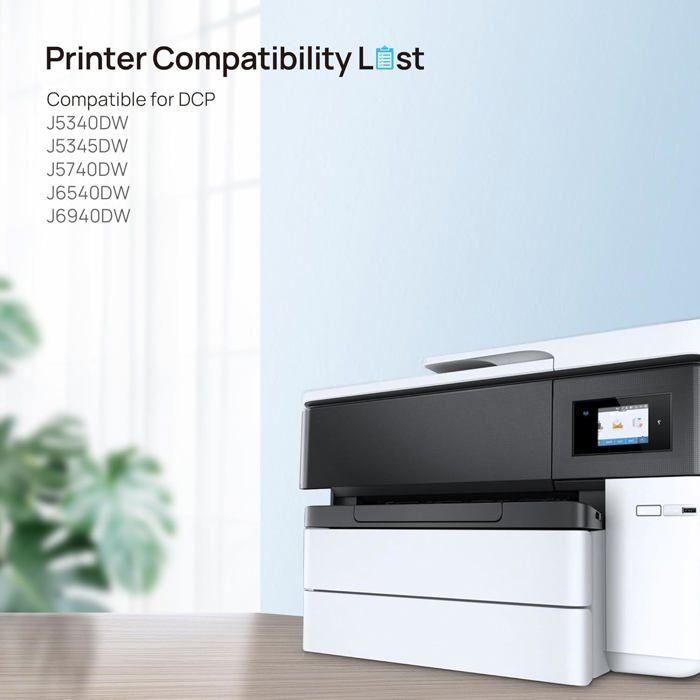 Lc422 Lc422Xl Cartouche D'Encre Compatible Pour Brother Lc422 Lc422Xl Lc-422 Lc-422Val Pour Brother Mfc-J6940Dw Mfc-J5740Dw Mfc-J534