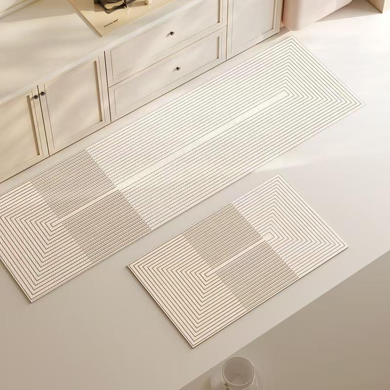 Wabi Sand Wind Kitchen Floor Mat Diatom Mud Floor Mat Water Absorption Oil Absorption Quick Drying Non-slip Mat