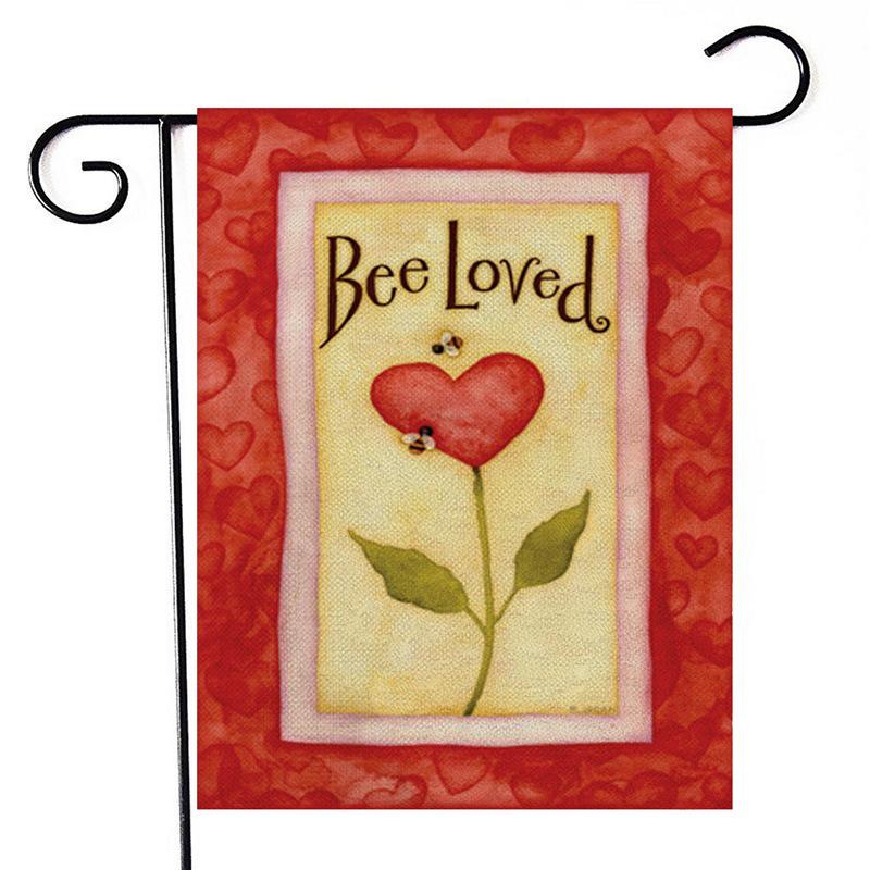 Valentine's Day Double-Sided Garden Flag - Love Pattern Bestseller