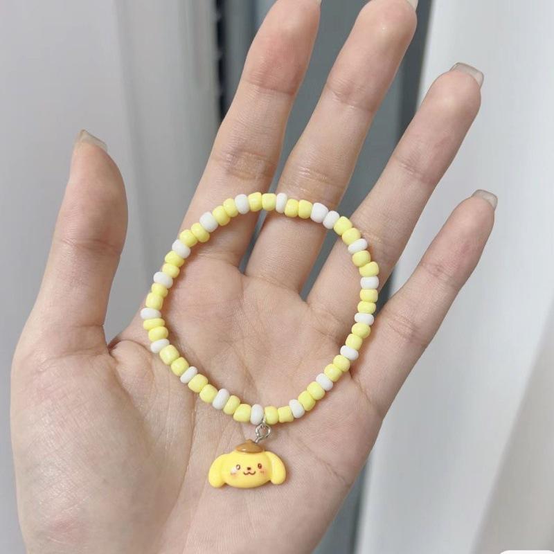 Hello Kitty & Friends Jade Charm Bracelet - Loopy, Cute Student & Couple Jewelry