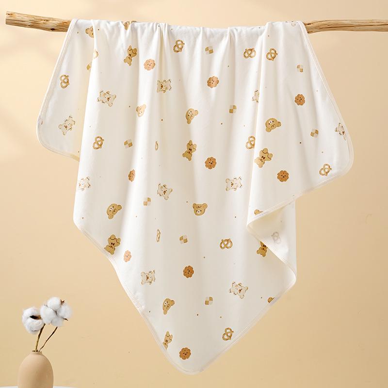 Breathable Pure Cotton Newborn Swaddle Blanket, Thin To Prevent Startle Reflex, Infant Type A.