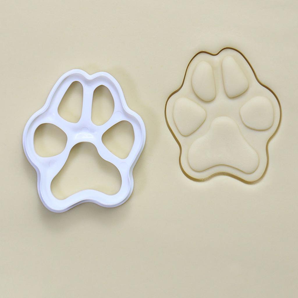 Cartoon Cat Paw Shape Cookie Cutters Mould Cake Biscuit 3D Mold Pressing Fondant Pastry Baking Tools Kitchen Accessories