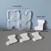 Food Safe Silicone Christmas Stocking Molds Easy Release Design Handmade Holiday Decorations Crafting Supplies
