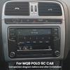 For VW MQB POLO 6C 6R 2014-2017 Car Radio Trim OEM MIB Frame Headunit Screen Bezel CD Plates Decorative Panel