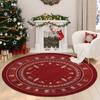 Karácsonyi Témájú Szőnyeg Kerek Nappali Hálószoba Csúszásmentes Dekoratív Szőnyeg Téglalap Alakú Bejárat Testreszabható Padlószőnyeg