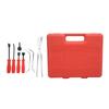 8PCS Drum Brake Puller Tool Kit Universal 45 Steel Oxidation Chromate Coating with Storage Box